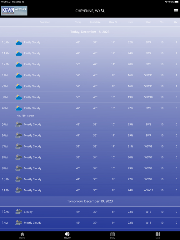 App screenshot