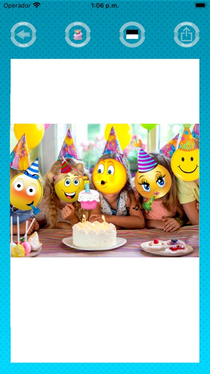 Birthday stickers to photos screenshot-3