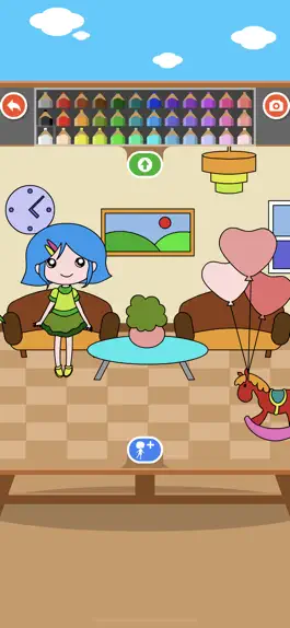 Game screenshot Gaga Town:Coloring World apk