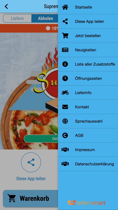 Suprema Pizza Screenshot
