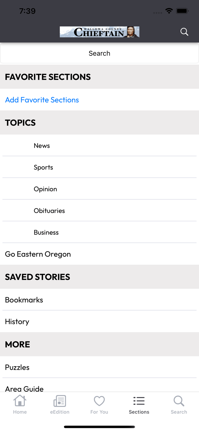 Wallowa County Chieftain News