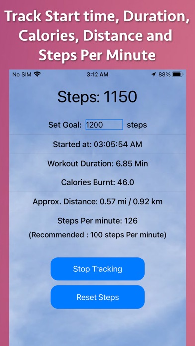 Screenshot #2 pour Brisk Walking Tracker