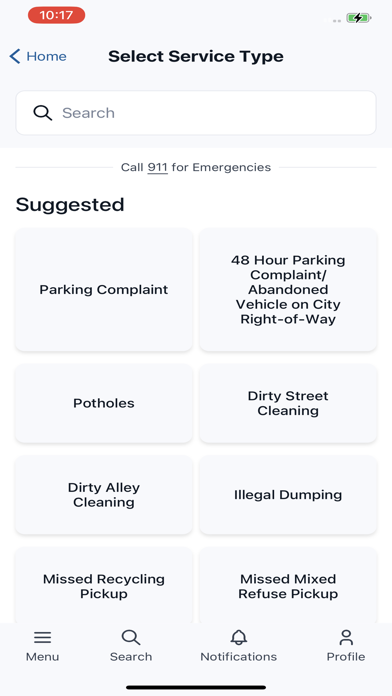 Baltimore City 311 Screenshot