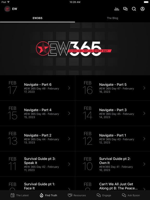 EveryWarrior.org iPad screenshot 2 - Lifestyle app