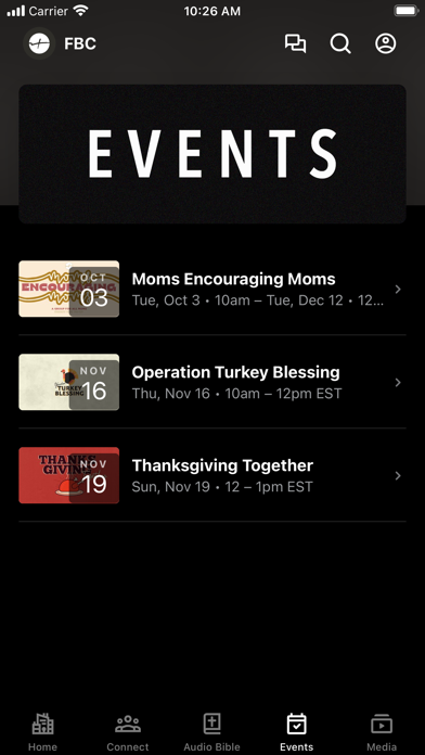 First Baptist Charlotte Screenshot