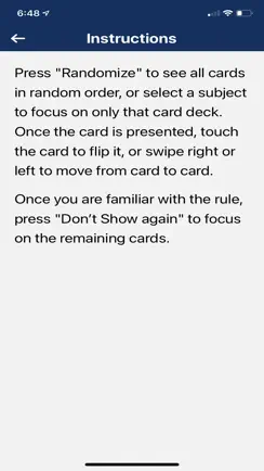 Bar Exam Essay Rules iPhone image 3