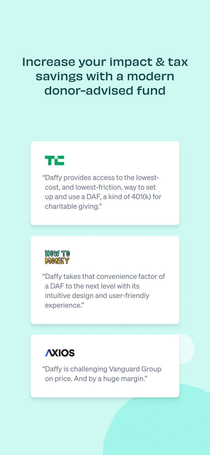 Daffy Save Invest Give