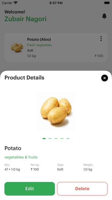 Fresh Cart - Seller Screenshot