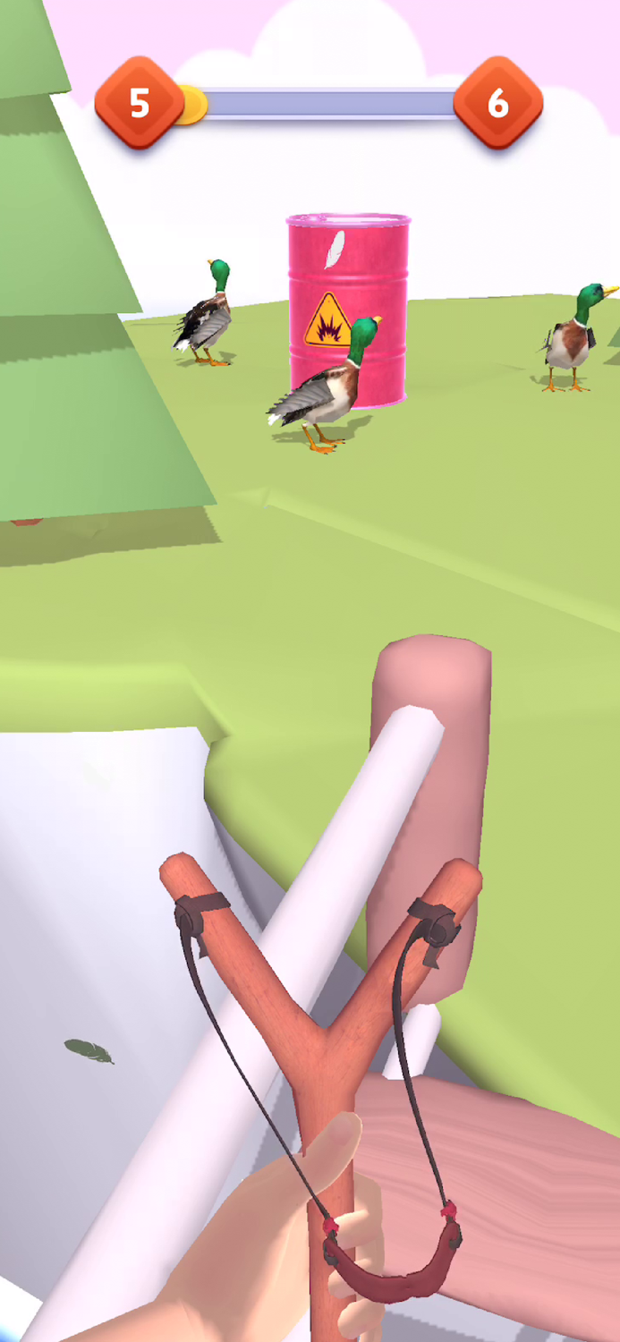 Slingshot Hit - Aim and shoot