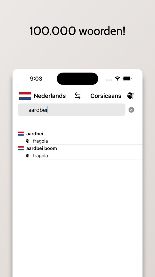 #2. Corsicaans-Nederlands (iOS) Podle: FB PUBLISHING LLC