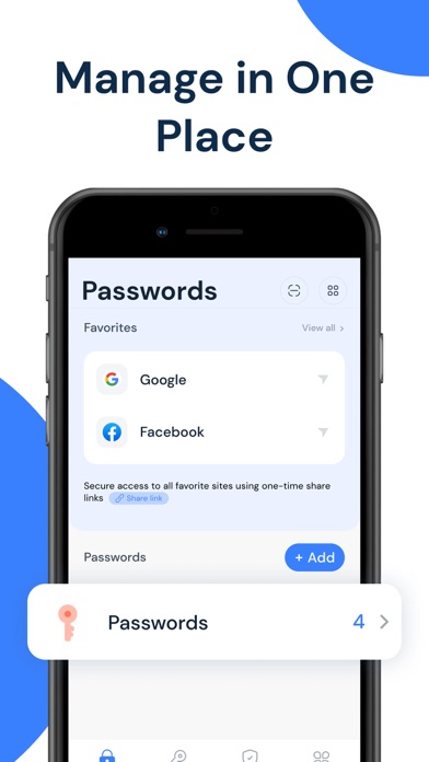 Authenticator App & Password Screenshot
