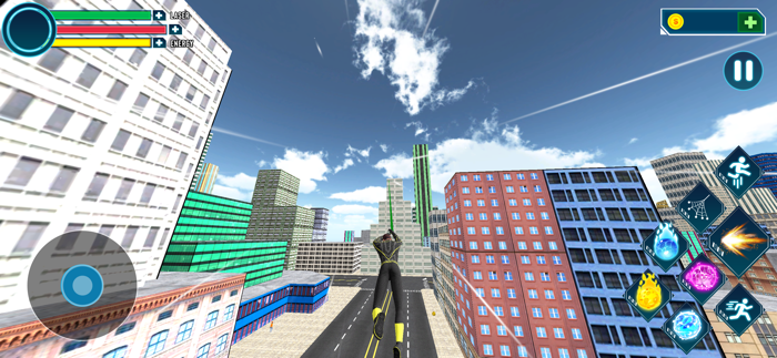 Amazing Flying Rope Hero 3D