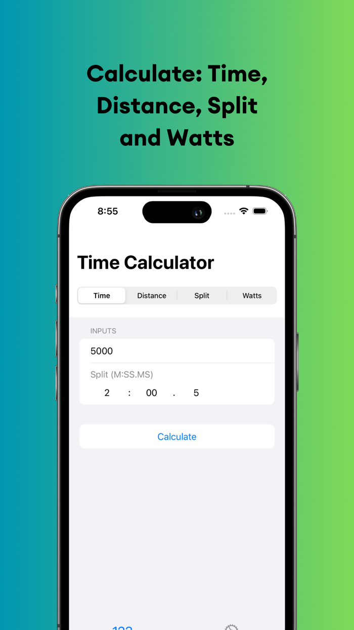 ErgSpeed - Rowing Calculator