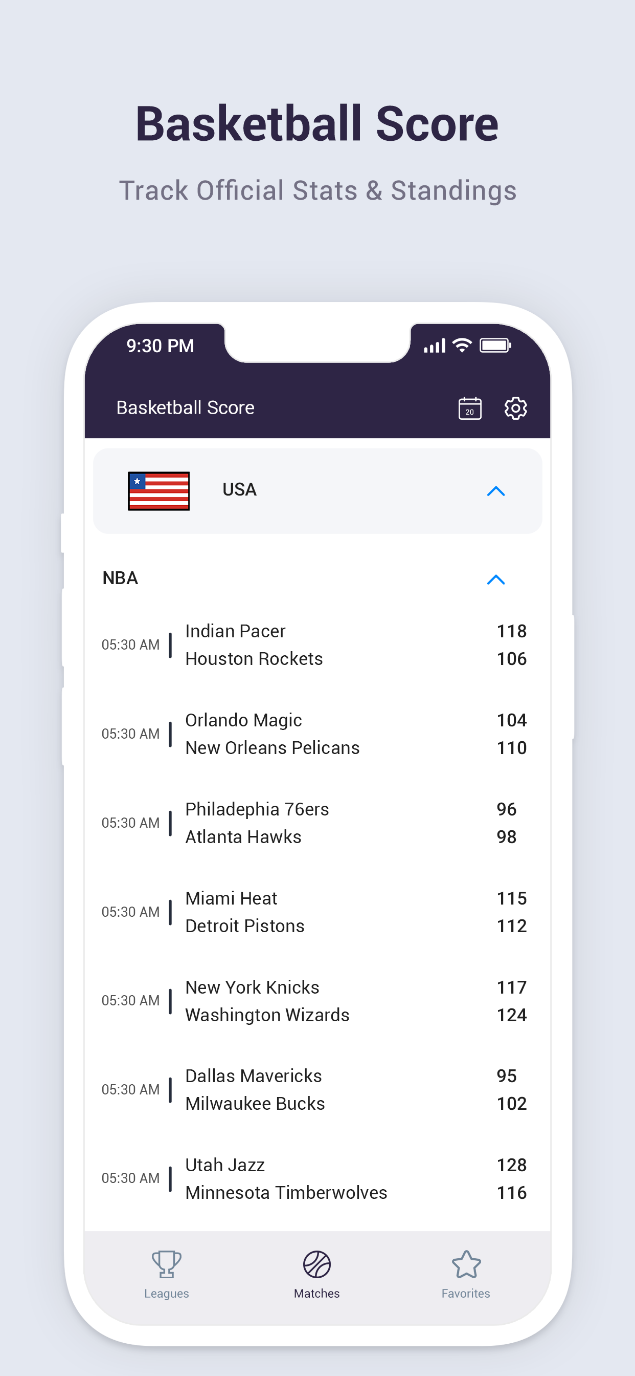 Live Basketball Score screenshot 3
