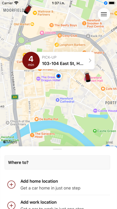 Hi-Town Taxis Screenshot
