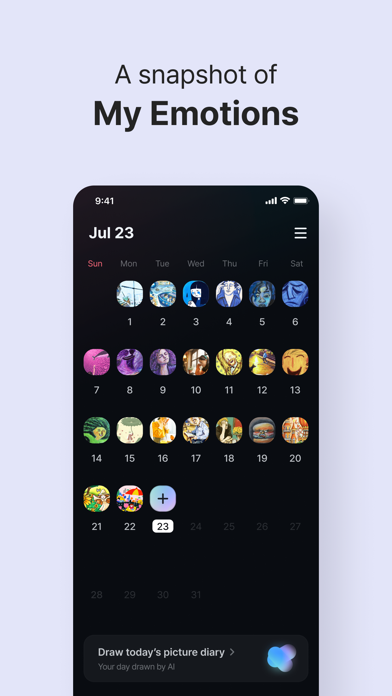 DrawMyToday - AI Picture Diary Screenshot
