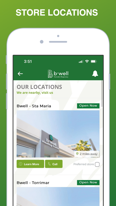BWell Dispensary Screenshot