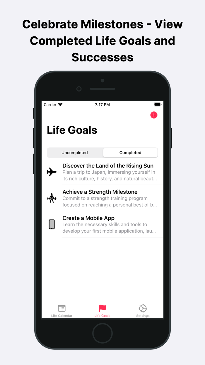 Life Progress - Goal Tracker