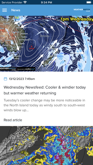 WeatherWatch Screenshot