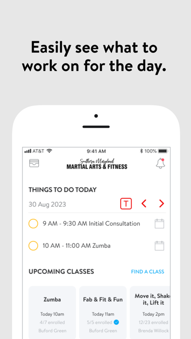 SMMA Fitness Screenshot