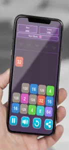 Drop the Numbers Merge Puzzle screenshot #5 for iPhone