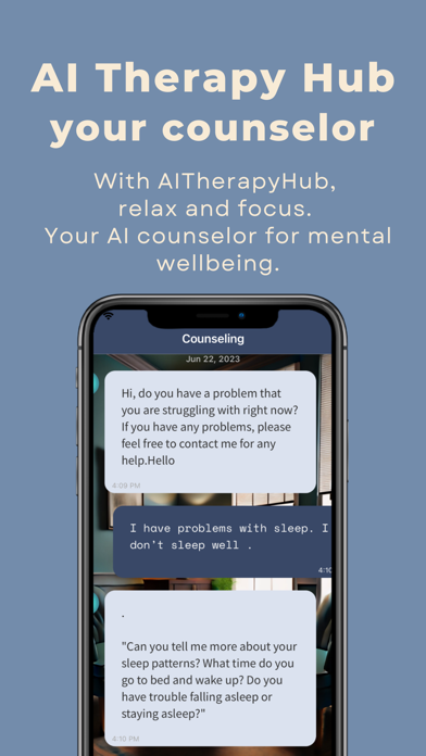 AI Therapy Hub Screenshot