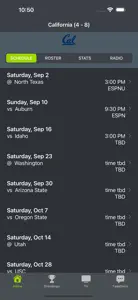 California Cal Football App screenshot #1 for iPhone