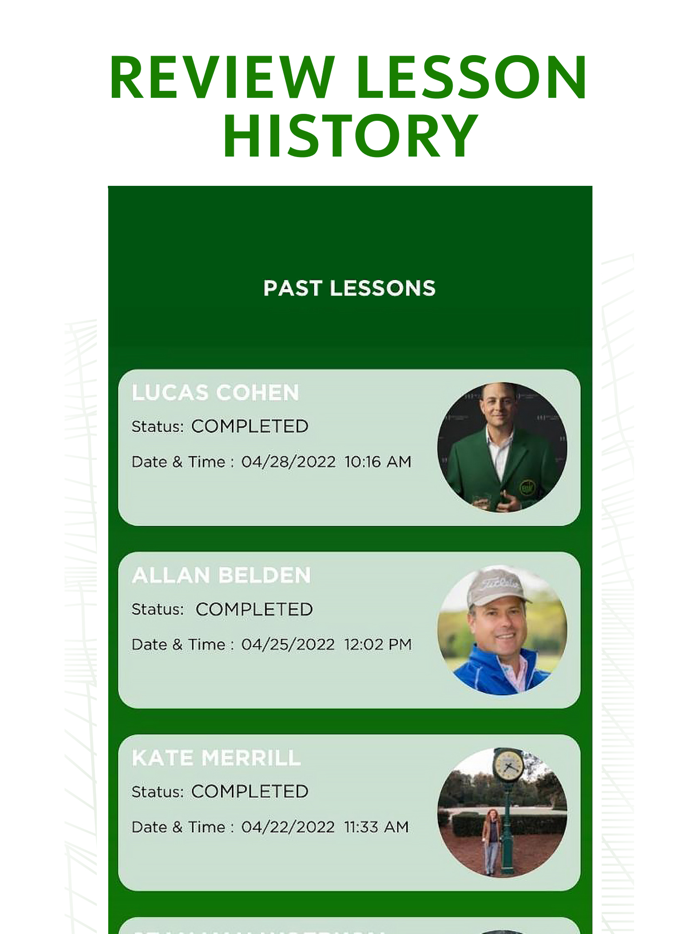 Golf Live - Instant Lessons