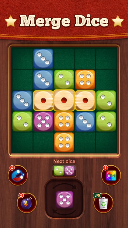 Woody Dice Merge Puzzle screenshot-0