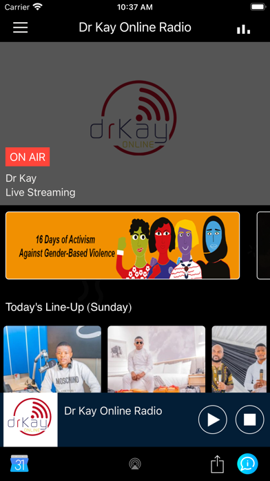 Dr Kay Online Radio Screenshot
