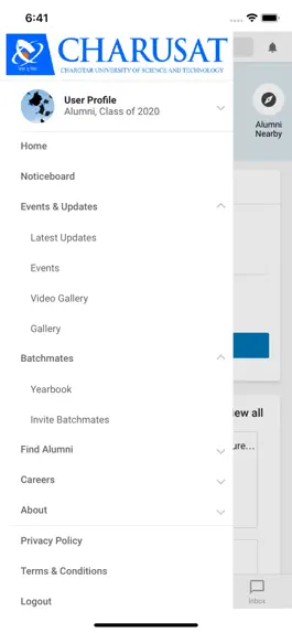 Game screenshot CHARUSAT Alumni Association mod apk