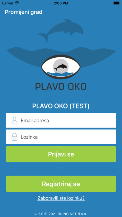 Screenshot #2 pour Plavo oko