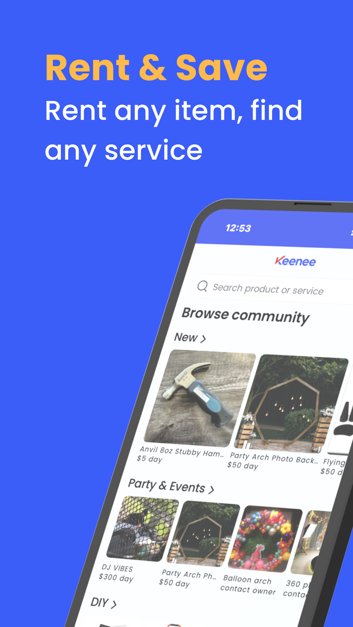 Keenee - Rent in or offer out