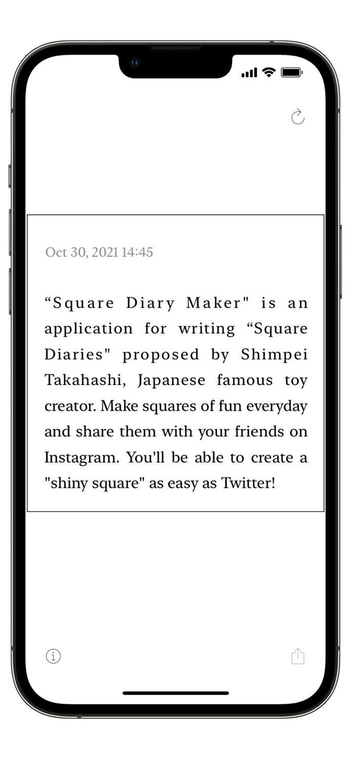 Square Diary Maker