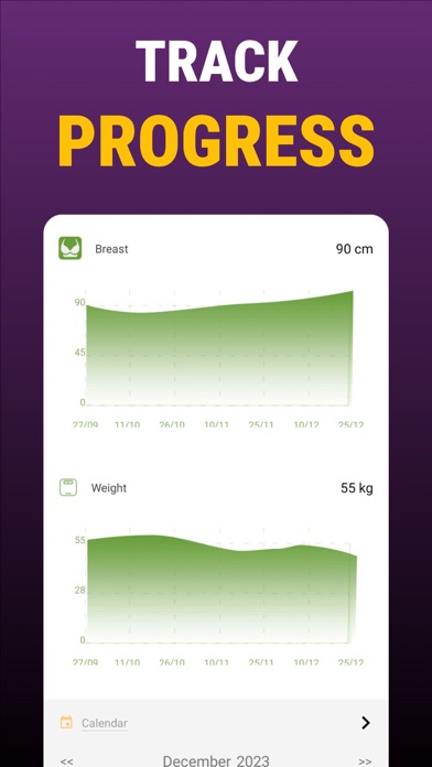Beautiful breast workout Screenshot
