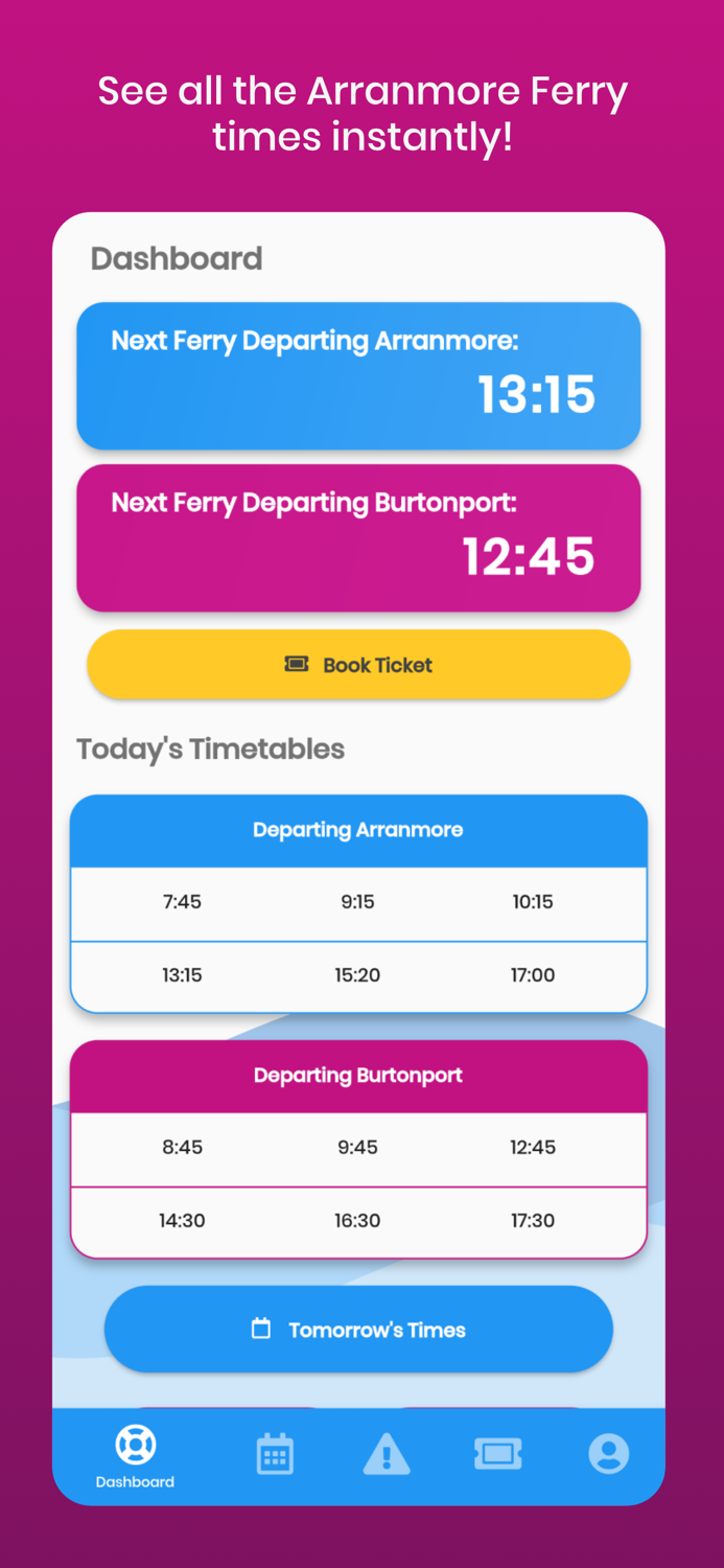 The Arranmore Ferry Blue