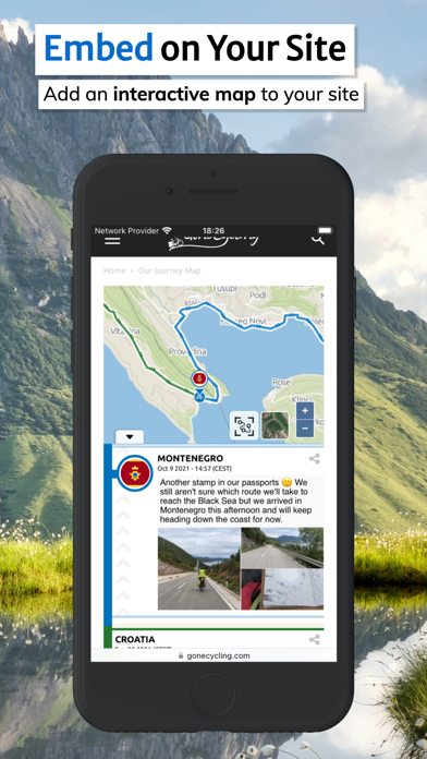 Pebbls - Slow Travel Tracker Screenshot