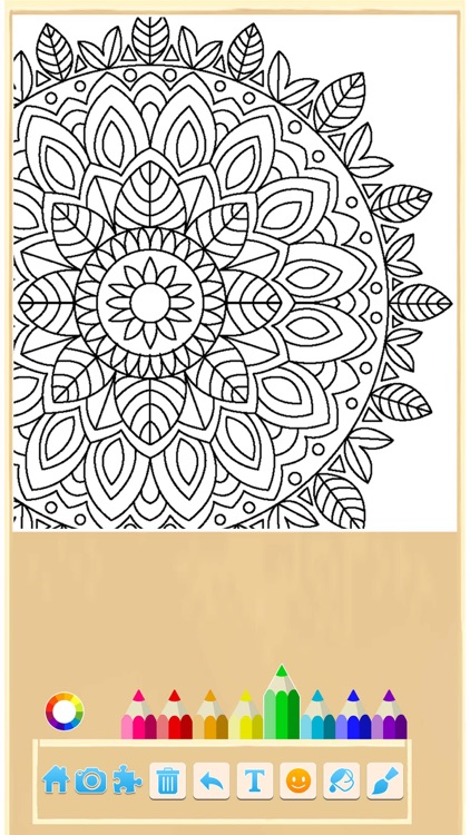 My Coloring Book Mandala