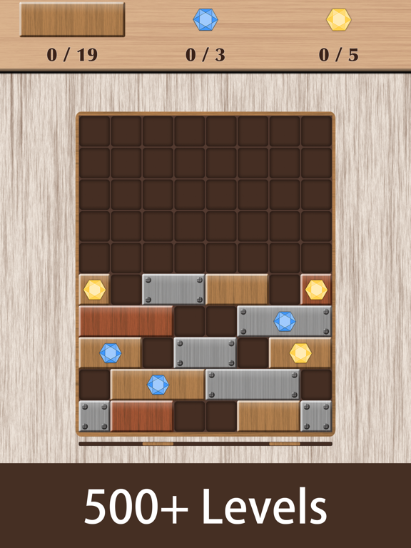 Slide Wooden Block iPad screenshot