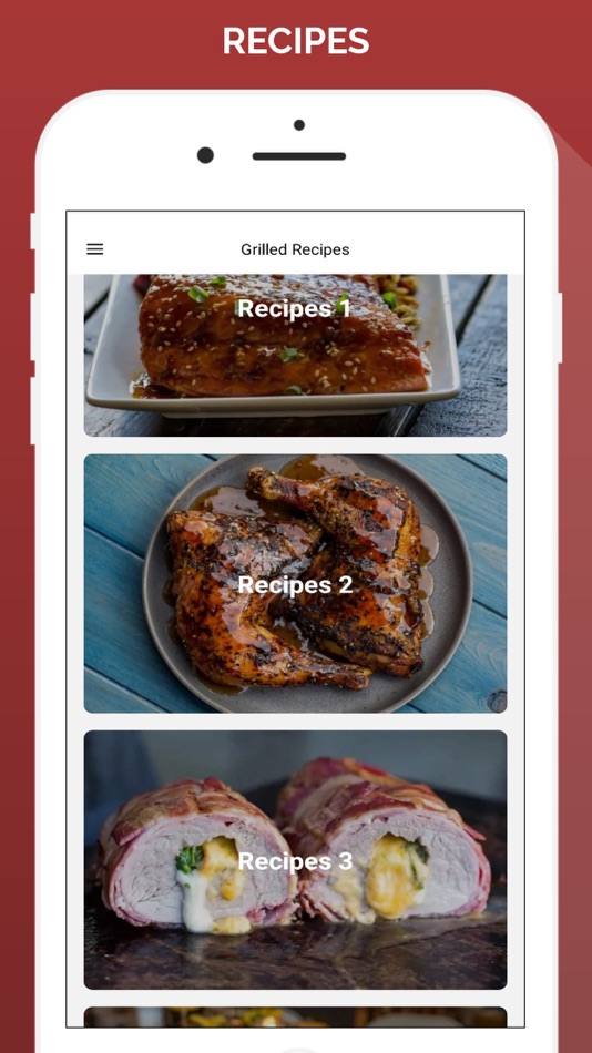 Grilled Recipes App - 1.0 - (iOS)