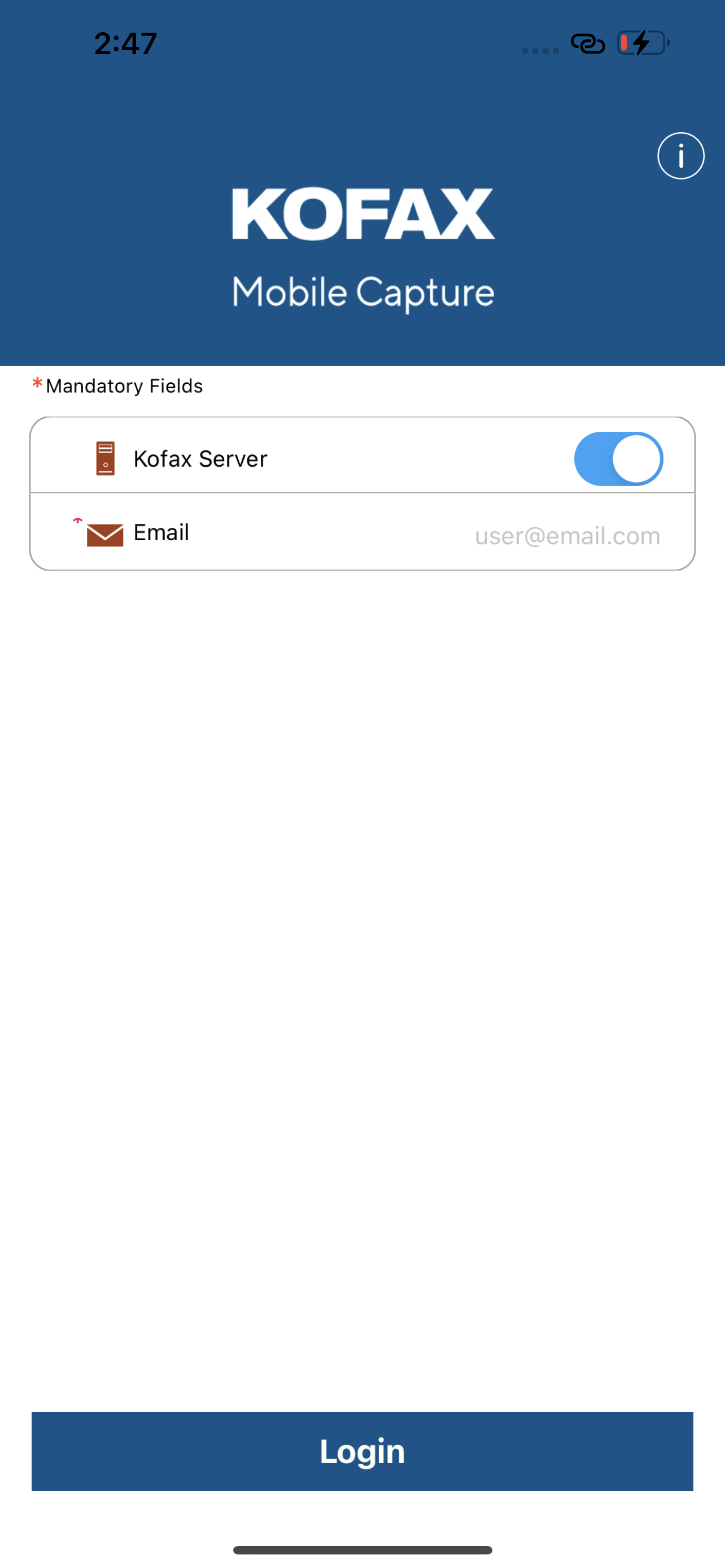 Kofax Mobile Capture™