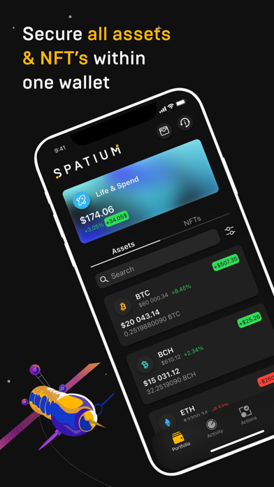 Spatium MPC Crypto Wallet Screenshot