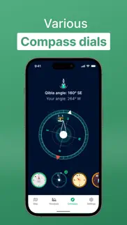 qibla finder map & compass iphone screenshot 2