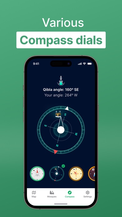 Qibla Finder Map & Compass Screenshot