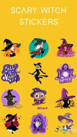 Game screenshot Scary Witch Stickers apk