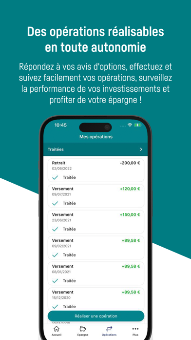 CIC Épargne Salariale Screenshot