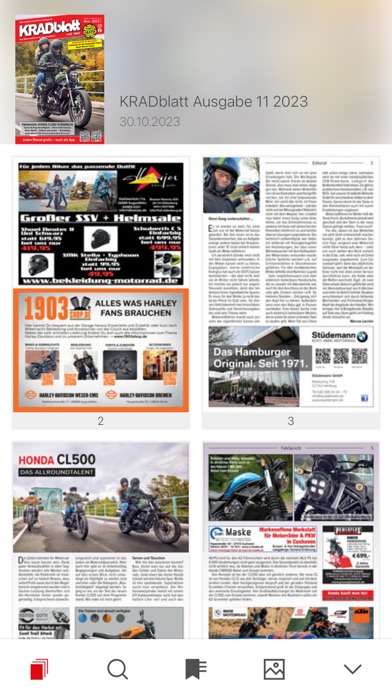 KRADblatt Motorradmagazin Screenshot