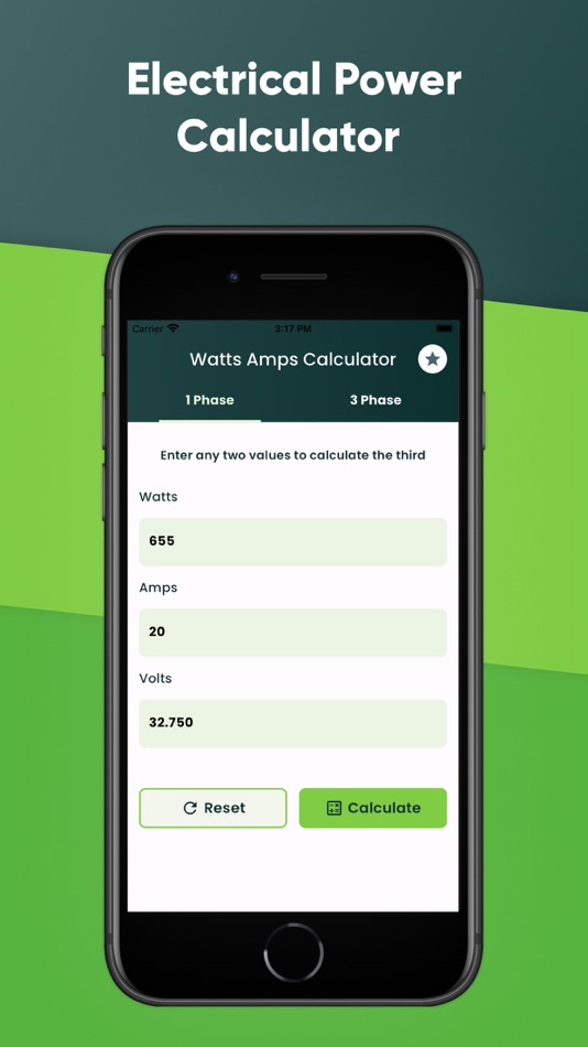 #3. Watts Amps Volts Calculator (iOS) 由: Kantaben Gorasiya
