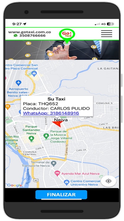 Go Taxi Colombia. screenshot-3