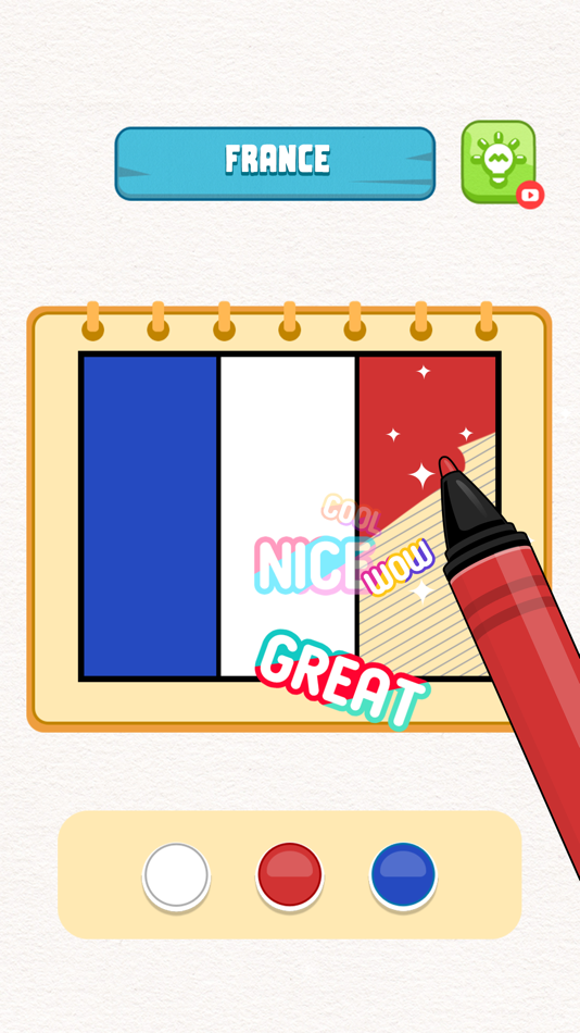 #4. Flag Painting Puzzle (iOS) 由: Bravestars Technology JSC